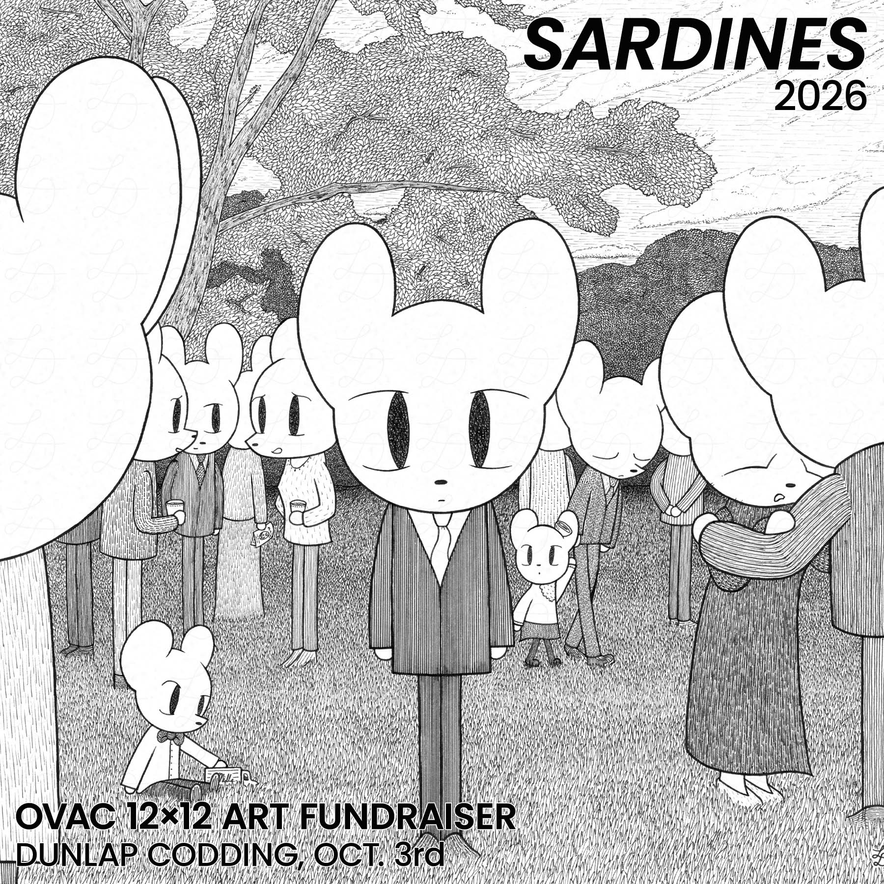 Promo for "Sardines" at OVAC 12x12